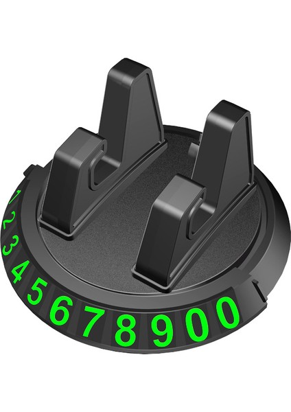 Yaratıcı Araba Cep Telefonu Braketi Araba Geçici Park Plakası Hareketli Araba Plakası Dönebilen Navigasyon Cep Telefonu Tutucusu (Yurt Dışından)