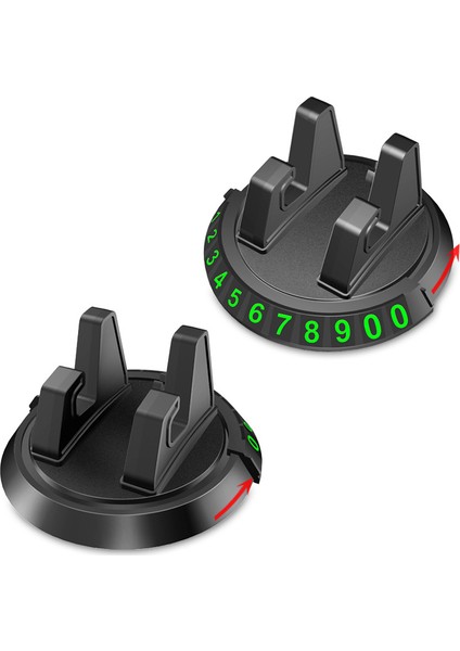 Yaratıcı Araba Cep Telefonu Braketi Araba Geçici Park Plakası Hareketli Araba Plakası Dönebilen Navigasyon Cep Telefonu Tutucusu (Yurt Dışından) modelleri