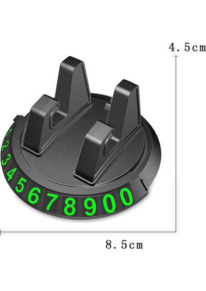 Yaratıcı Araba Cep Telefonu Braketi Araba Geçici Park Plakası Hareketli Araba Plakası Dönebilen Navigasyon Cep Telefonu Tutucusu (Yurt Dışından) fırsatları