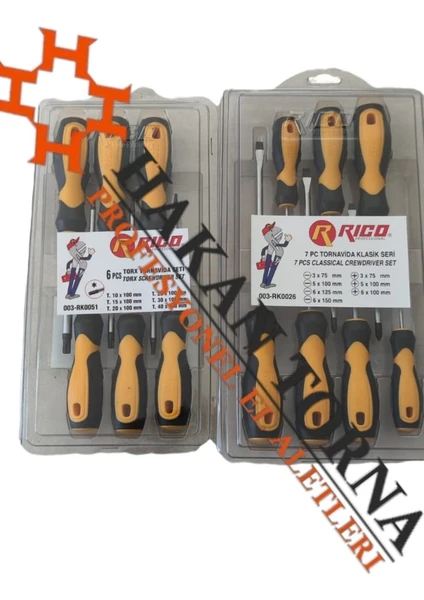 Tornavida Takımı Seti ve Torx Tornavida Takım Set Tekne