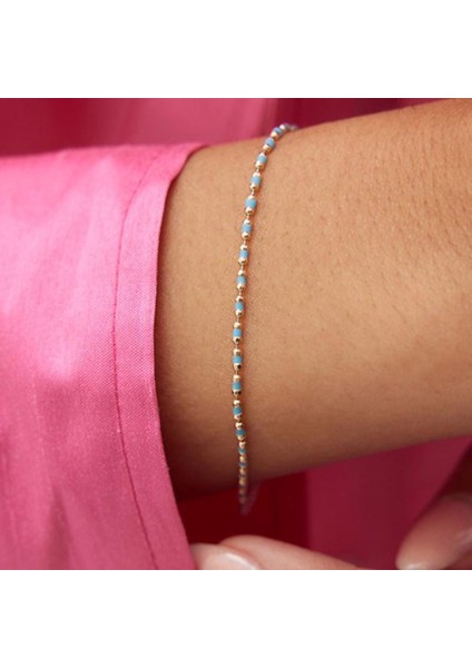 Turkuaz Mineli Kolye Bileklik Altın Takı Seti indirimleri