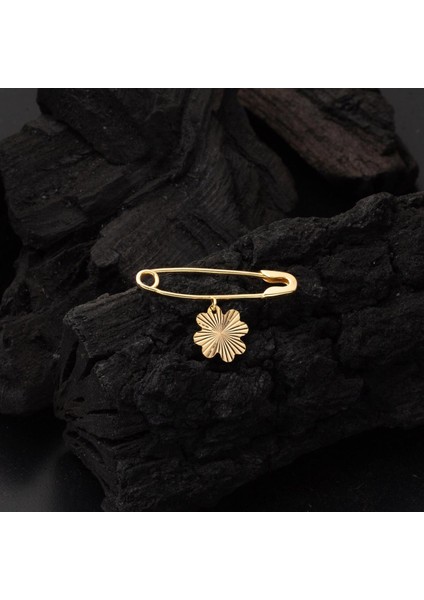 Yoncalı Altın Çengel Çocuk Iğnesi fiyatları