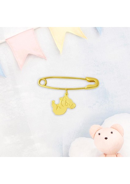 Filli Altın Çengelli Bebek Iğnesi indirimleri