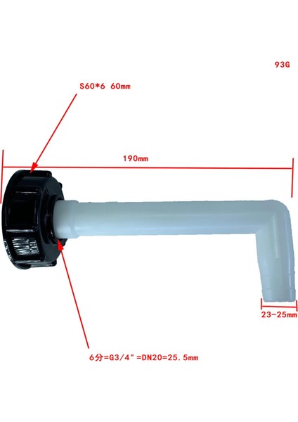 Ibc Tap Adaptörü Su Deposu Hortum Konnektörü Değiştirme Valf Musluk Aracı (Yurt Dışından)