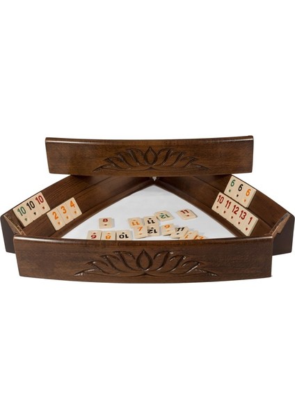 Ahşap Oval Okey Takımı 2637.DFN