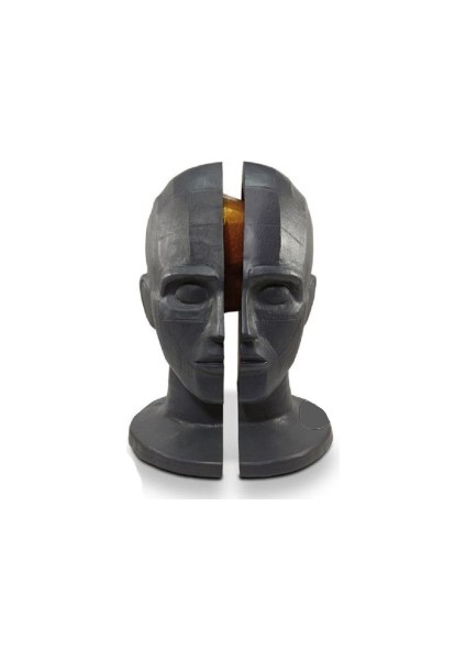 Dekoratif Soyut Adam Kafası Heykeli 33 x 23 cm