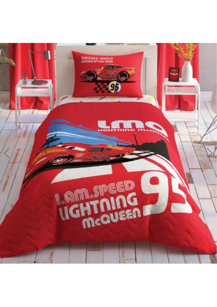 Lisanslı Kapitoneli Nevresim Takımı Cars Full Speed