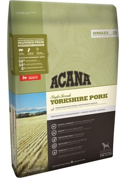 Yorkshire Pork Domuz Etli Balkabaklı Köpek Maması 11.4 kg