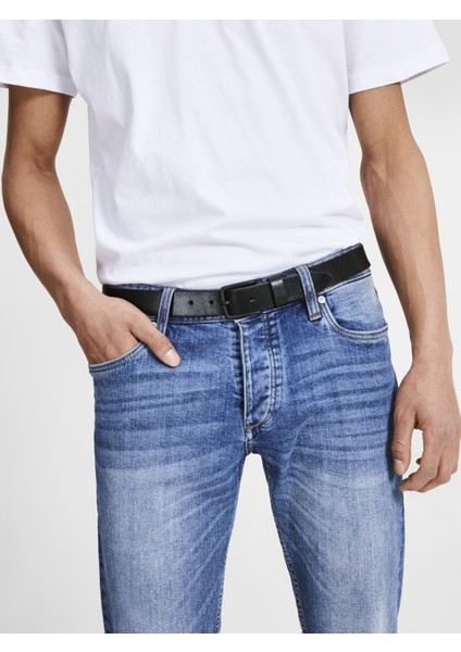 Logo Detaylı Deri Kemer