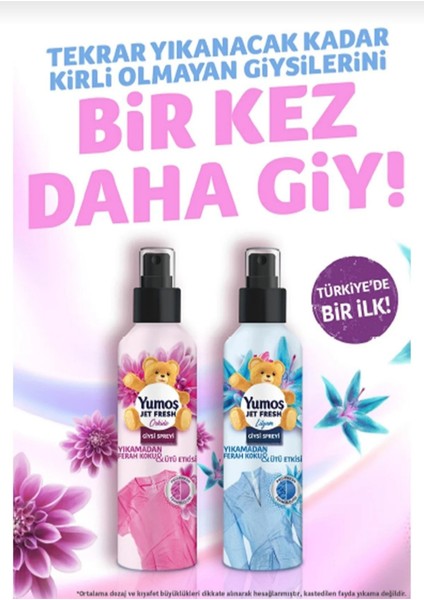 Jet Orkide - Lilyum Giysi Spreyi 2 Adet x 200 ml