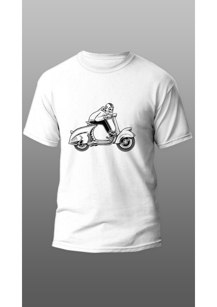 Scooter Motorcu T-Shirt, Motorcu T-Shirt, Motorsiklet T-Shirt