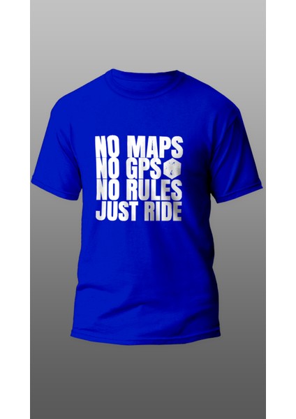 No Maps Motorcu T-Shirt, Motorcu T-Shirt, Motorsiklet T-Shirt