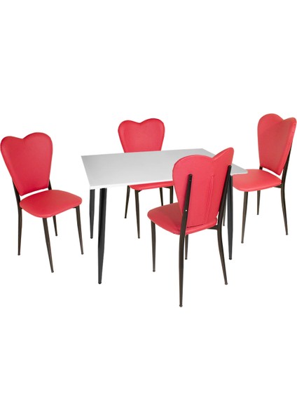 Aşk-I Derun - Manolya Mutfak Masa Takımı - Pembe