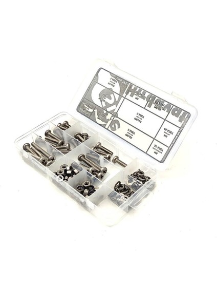 140 Parça M6 Inox Ysb Vida Somun ve Pul Seti