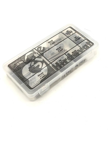 140 Parça M6 Inox Yhb Vida Somun ve Pul Seti