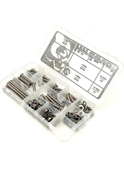 140 Parça M6 Inox Yhb Vida Somun ve Pul Seti
