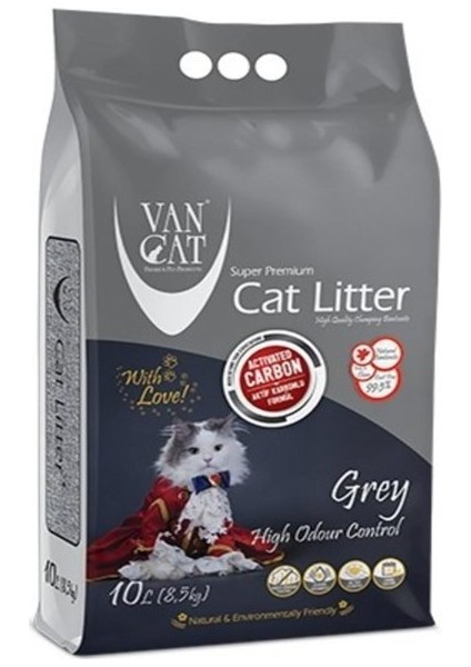 Premium Active Carbon Ince Kedi Kumu 10 Lt