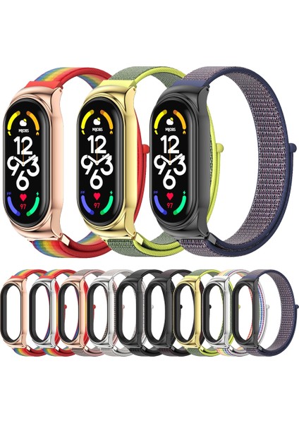 Xiaomi Mi Band 7/7 Nfc Black Red Için Naylon Watch Band (Yurt Dışından) fiyatları