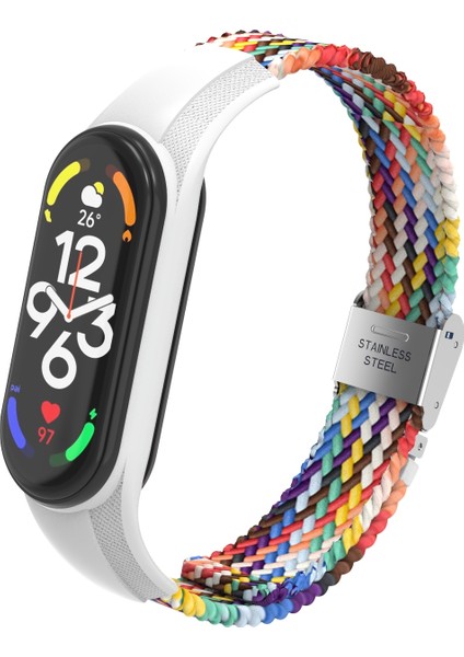 Xiaomi Mi Band 7 Renkli Için Naylon Örgülü Saat Bandı (Yurt Dışından) fiyatları