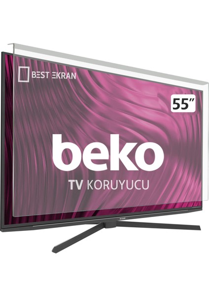 Beko B55L 8752 5s Tv Ekran Koruyucu - Beko 55" Inç 139 cm Ekran Koruma Paneli