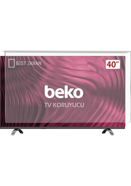 Beko B40L57454B Tv Ekran Koruyucu - Beko 40" Inç Ekran Koruma Paneli