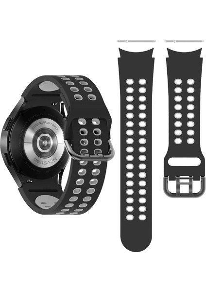 Samsung Galaxy Watch 4 40 42 44 46 mm Uyumlu Kordon Tam Uyumlu Pimli Spor Delikli Kordon