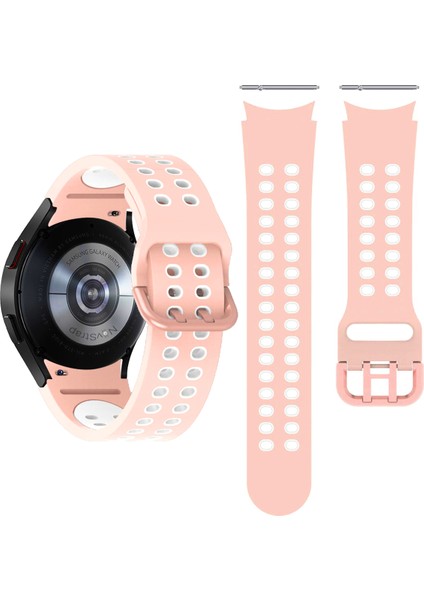 Samsung Galaxy Watch 4 40 42 44 46 mm Uyumlu Kordon Tam Uyumlu Pimli Spor Delikli Kordon