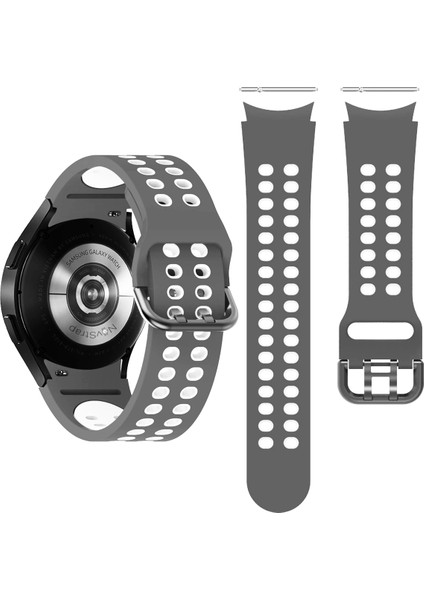 Samsung Galaxy Watch 4 40 42 44 46 mm Uyumlu Kordon Tam Uyumlu Pimli Spor Delikli Kordon