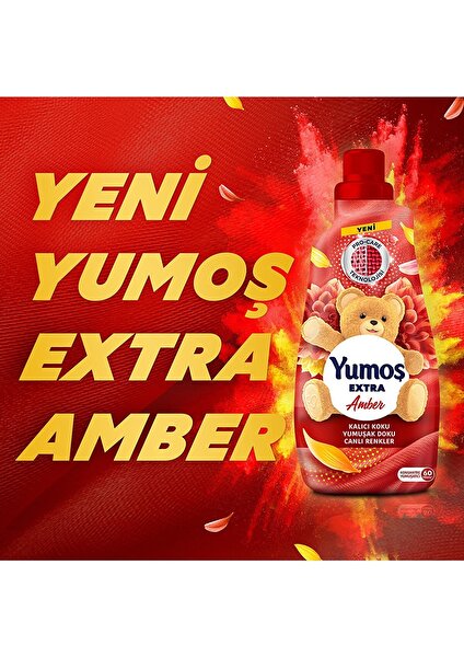 Extra Amber Çamaşır Yumuşatıcı 3 Adet x 1440 ml