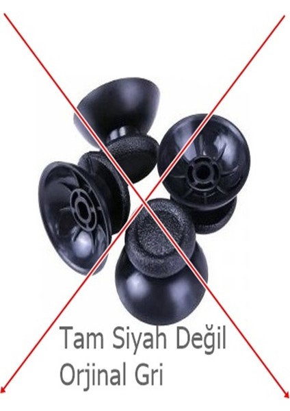 Ps4 Analog Orjinal Topuz Cap Tumbik V2 Gri 4 Adet