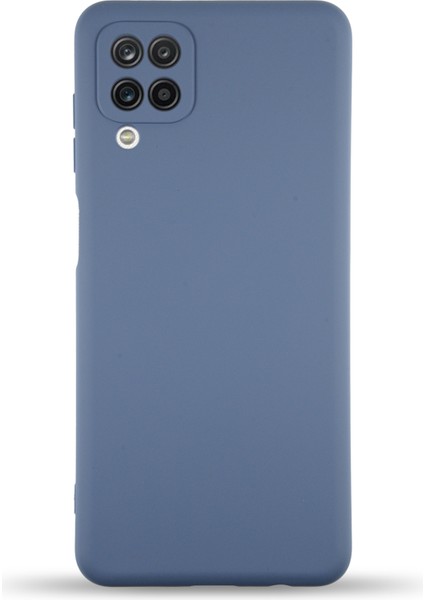 Samsung Galaxy M33 Kapak Içi Kadife Kamera Korumalı Lansman Silikon Kılıf - Petrol Mavisi