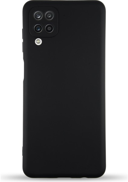 Samsung Galaxy M33 Kapak Içi Kadife Kamera Korumalı Lansman Silikon Kılıf - Siyah