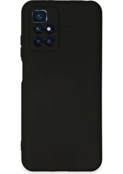Xiaomi Redmi Note 11 4g Kapak Içi Kadife Kamera Korumalı Lansman Silikon Kılıf - Siyah