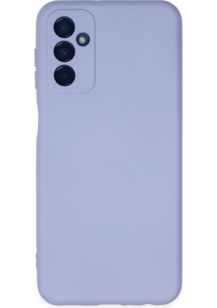 Caseworld Samsung Galaxy M23 Kapak Içi Kadife Kamera Korumalı Lansman Silikon Kılıf - Lila