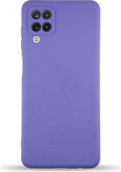 Caseworld Samsung Galaxy M33 Kapak Içi Kadife Kamera Korumalı Lansman Silikon Kılıf - Mor