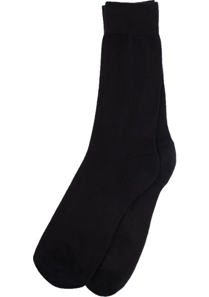 12'li Bambu Dikişsiz Erkek Klasik Çorap Seti / Kutulu Set / 6 Siyah - 6 Lacivert fırsatları