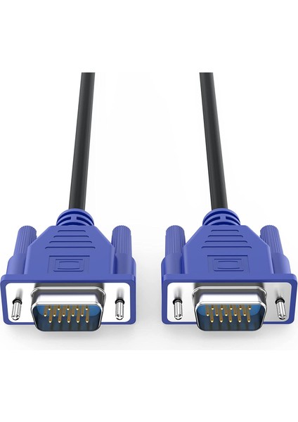3 Metre VGA Kablo 15 Pin Erkek Erkek VGA Kablo 3m Monitör Tv Projektör Görüntü Kablosu