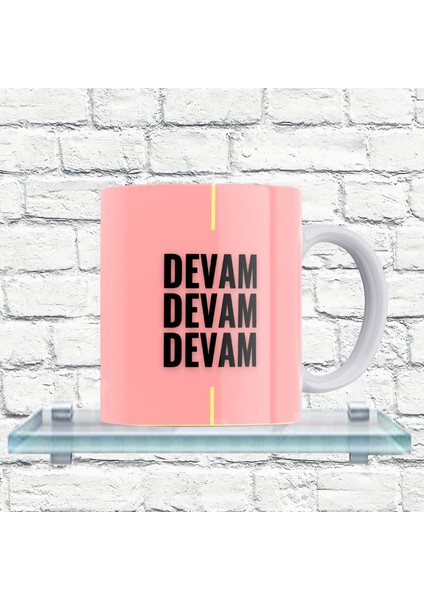 Devam Yazılı %100 Porselen Kupa
