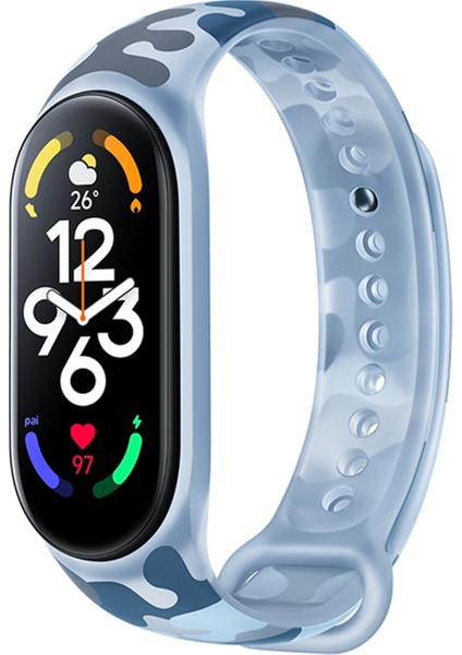 Mi Band 7 / 7nfc Akıllı Saat Kayışı - Mavi (Yurt Dışından)