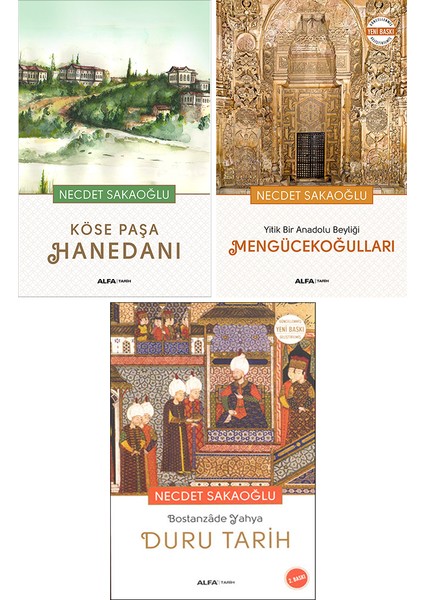 Necdet Sakaoğlu 3 Kitap Set