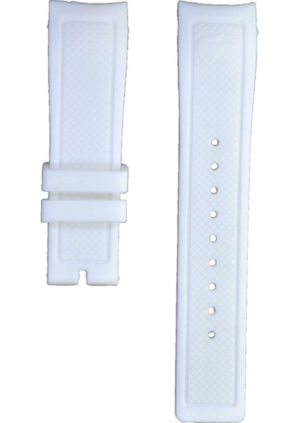 Lacoste 2010713-2010775-2010758 22mm Beyaz Silikon Saat Kordonu