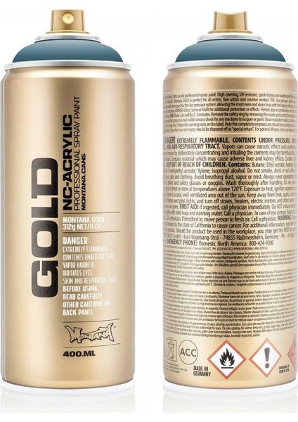 : Gold Akrilik Sprey Boya : 400 ml : Mt. Fuji 5140
