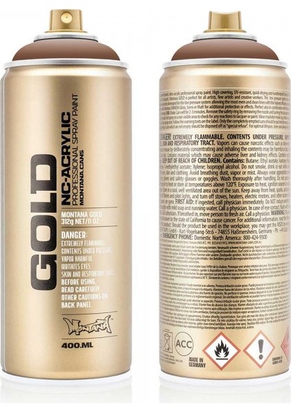 : Gold Akrilik Sprey Boya : 400 ml : Hot Chocolate 1450
