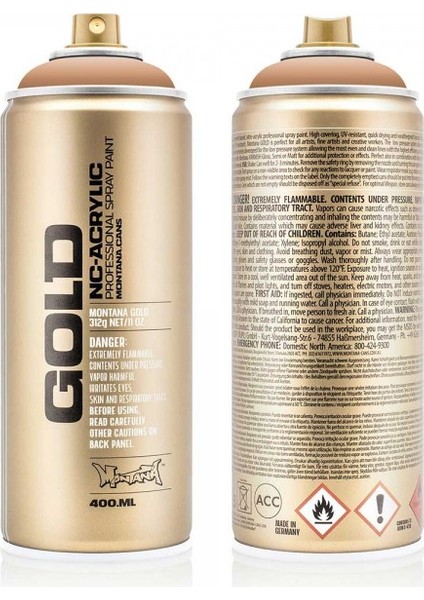 : Gold Akrilik Sprey Boya : 400 ml : Toffee 1440