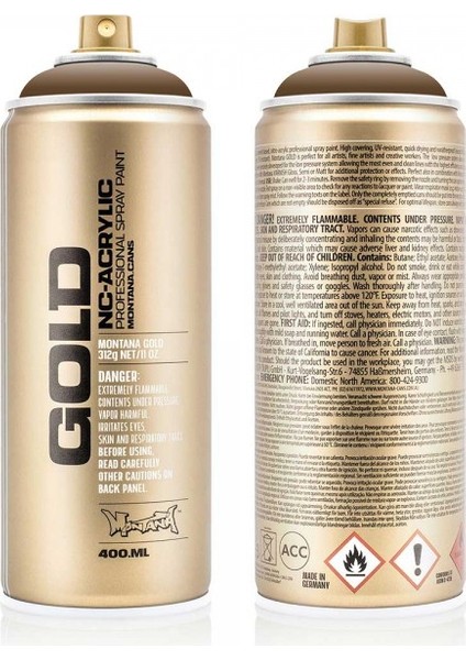 : Gold Akrilik Sprey Boya : 400 ml : Palish Brown 1470