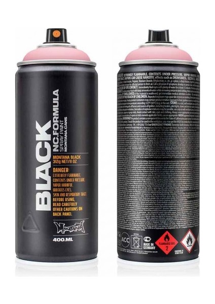 : Black Akrilik Sprey Boya : 400 ml : Patpong BLK3305