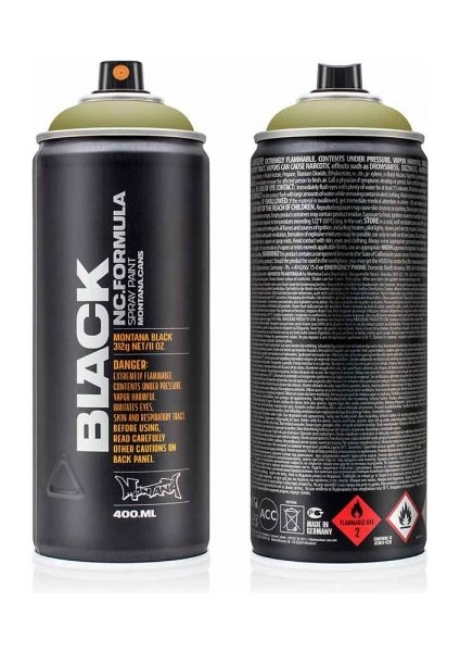 : Black Akrilik Sprey Boya : 400 ml : Boa BLK6625