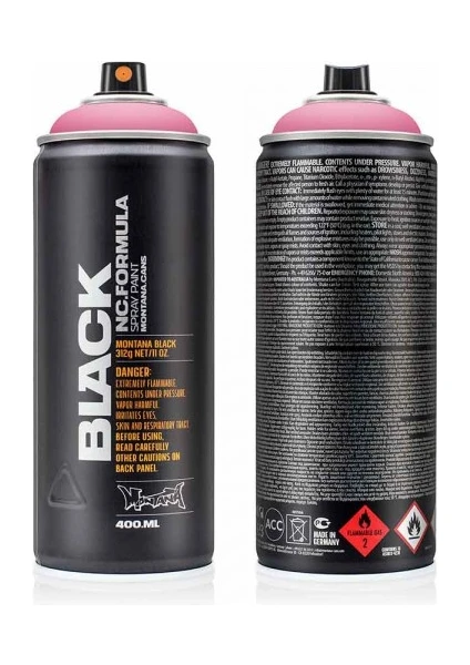 : Black Akrilik Sprey Boya : 400 ml : 50% True Magenta Blk TR4010