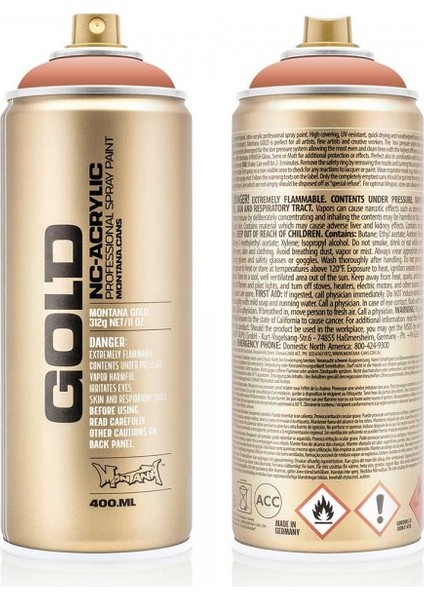 : Gold Akrilik Sprey Boya : 400 ml : Dirty Apricot 8080