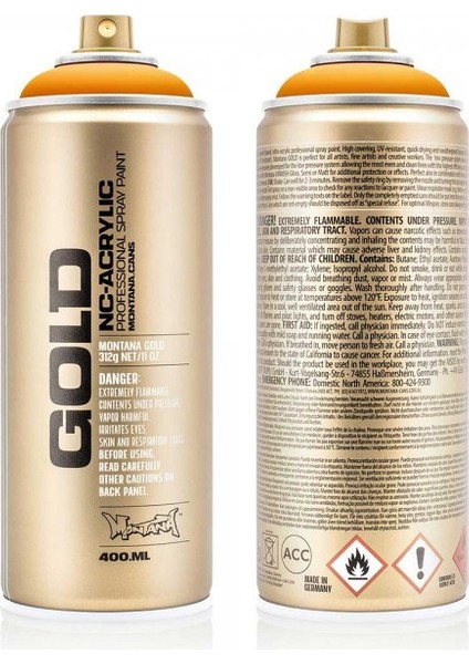 : Gold Akrilik Sprey Boya : 400 ml : Golden Yellow 1240